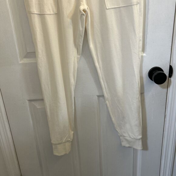 NWT Star Above Women's Lounge Sleep Jogger Pants Off White SIZE Medium - Picture 3 of 16